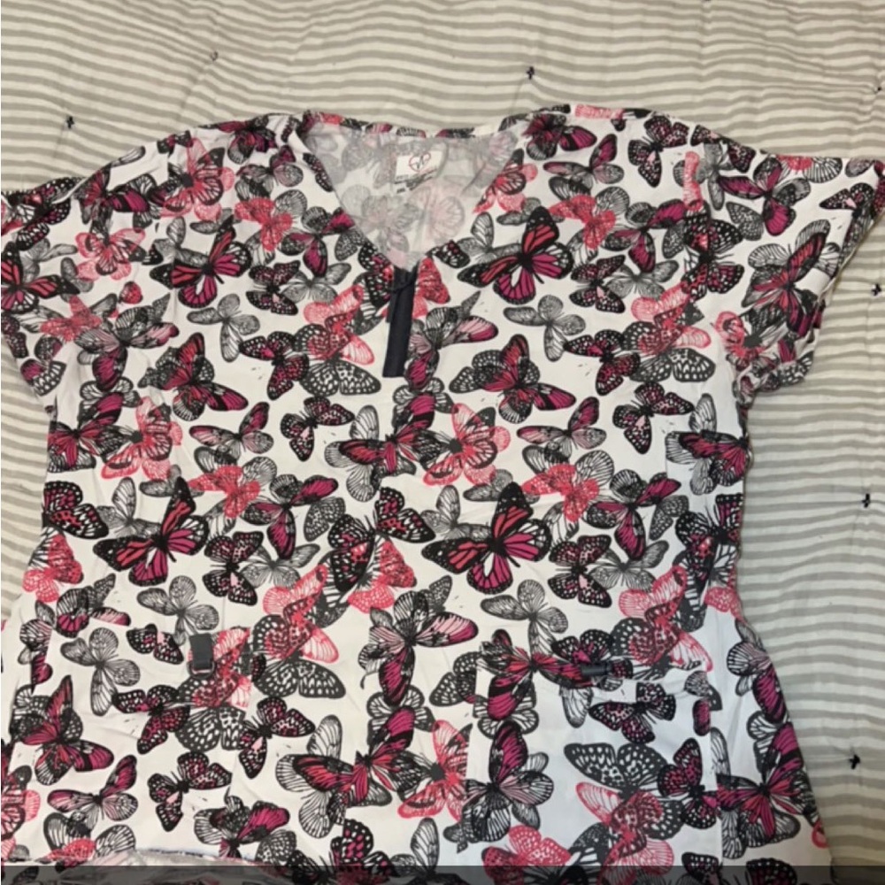 2x scrub top.